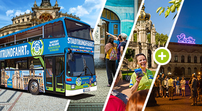 Mega-Ticket Dresden - 2 Tage Hop on Hop off und Rundgänge