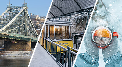 Winterliche Panoramatour Dresden mit Standseilbahn und Glühwein
