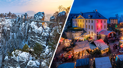 Sächsische Schweiz im Winter